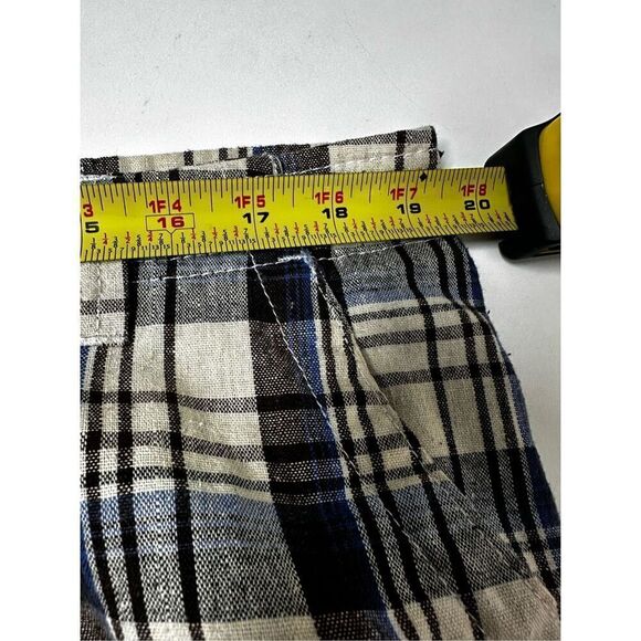 M. Gordon Cargo Shorts Mens Sz 38 Classic Outdoor Utility Cotton Plaid Check 26” - Picture 8 of 11